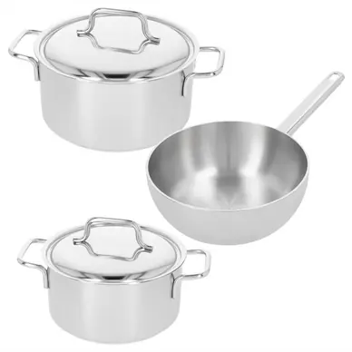 Achetez Aujourd’hui Ensemble de Casseroles Demeyere Apollo 7 Set (3-Pieces)